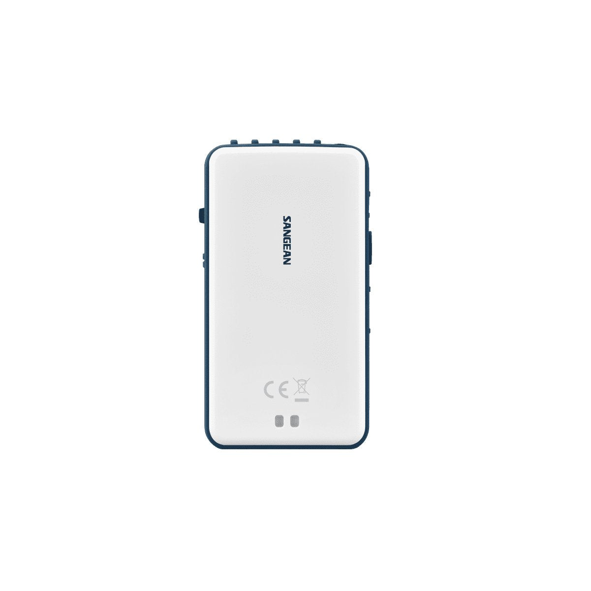 Sangean Dt-140 Blanco Radio De Bolsillo Fm Am Batería Recargable