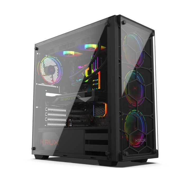 EAN 5903018660844 - KRUX KRX0007 carcasa de ordenador Escritorio Negro imagen 1