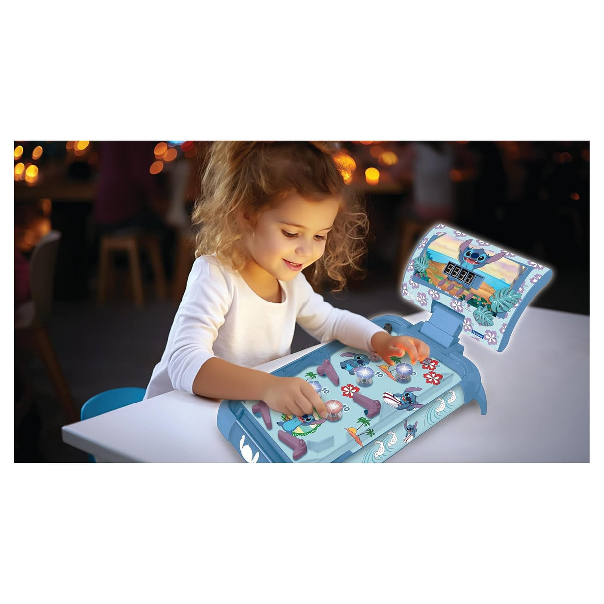 Juego Pinball De Mesa Electronico Stitch Disney