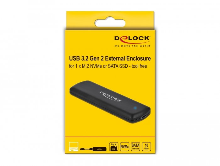 Delock Caja Externa Ssd M.2 Nvme Pcie Usb Type-C