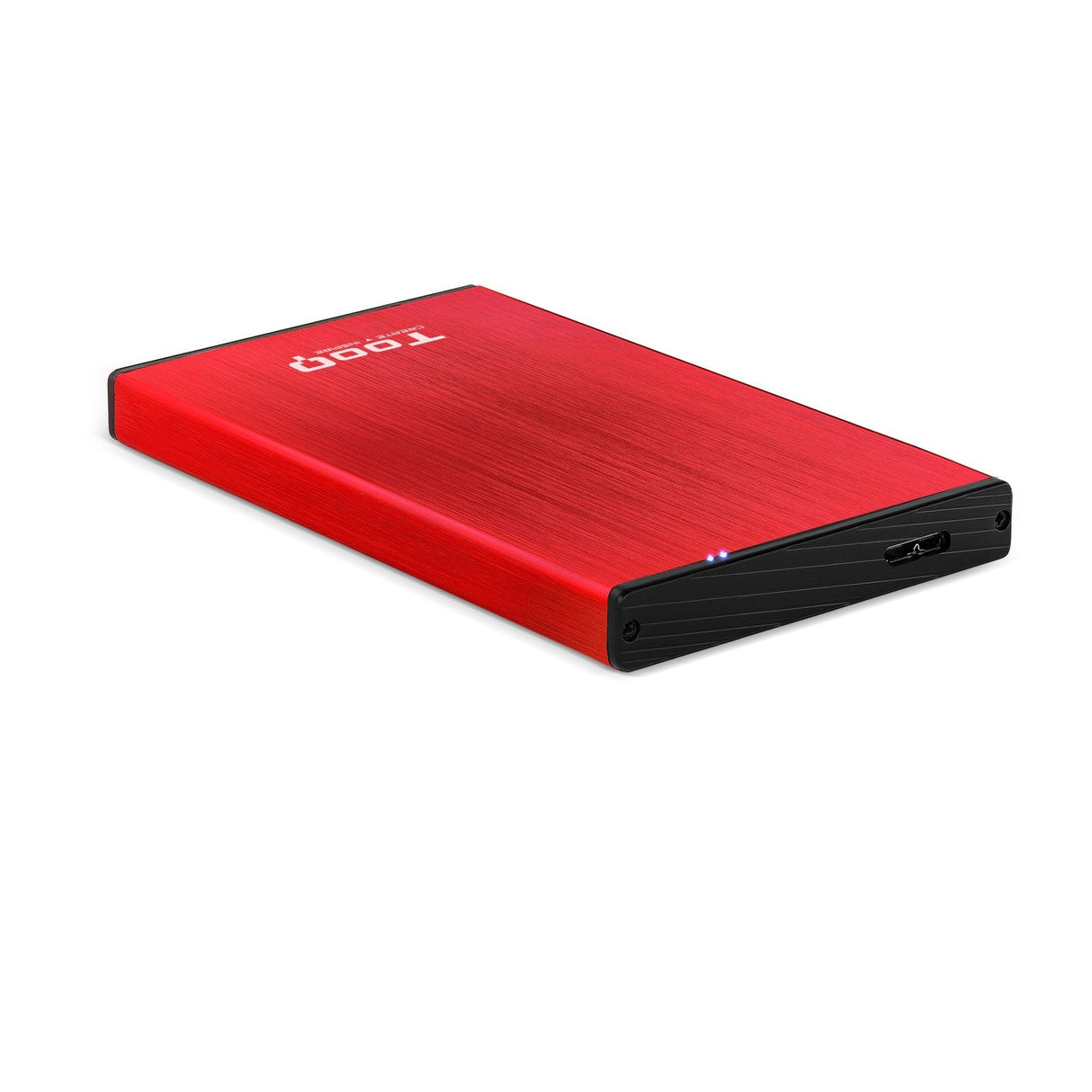 Tooq Carcasa Externa Hdd/Sdd 2.5" Hasta 9,5mm Sata Usb 3.0 - Rojo