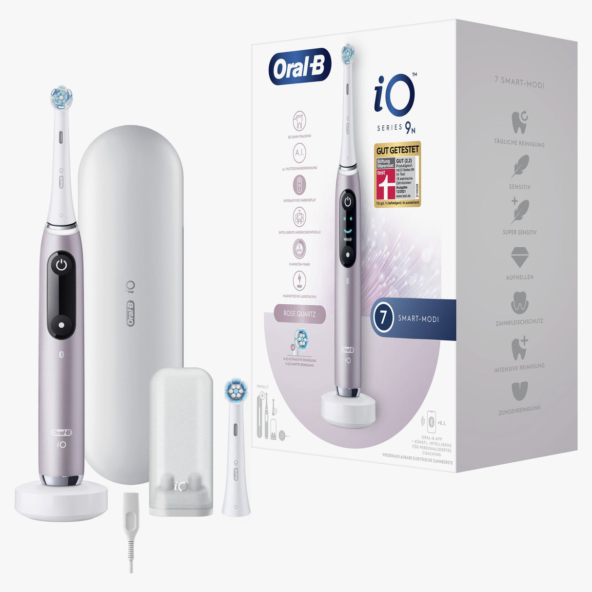 Cepillo Dental Electrico Braun Oral-B Io Serie 9n Color Rosa