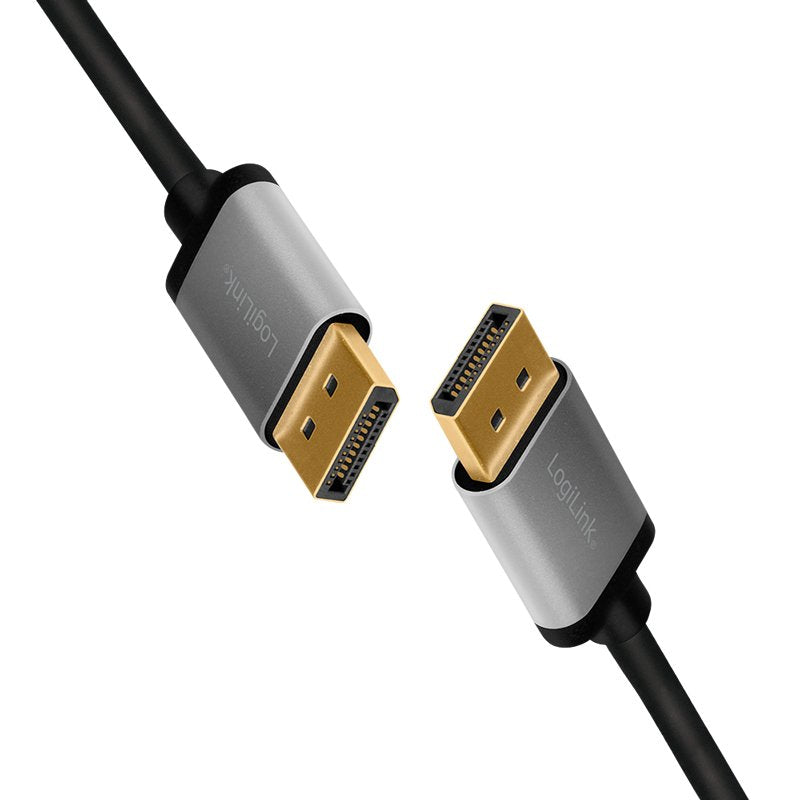 Logilink Cda0101 Cable Displayport 2 M Negro, Gris