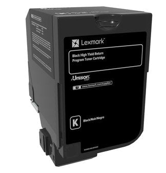 Toner Original Lexmark Alto Rendimiento Negro Lccp, Lrp Para Lexmark Cs720de, Cs720dte, Cs725de, Cs725dte