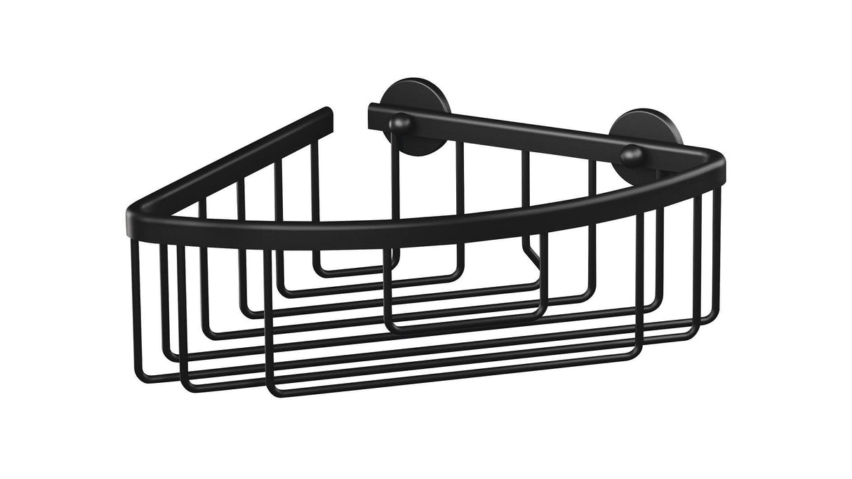 Tesa Aluxx Eckduschkorb Single Negro