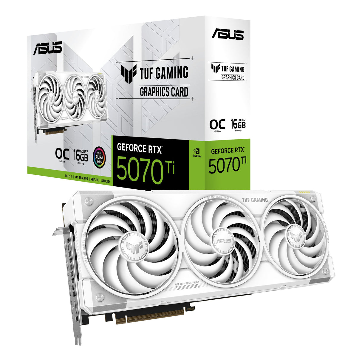 EAN 4711636066334 - ASUS TUF Gaming TUF-RTX5070TI-O16G-WHITE-GAMING NVIDIA GeForce RTX 5070 Ti 16 GB GDDR7 imagen 11