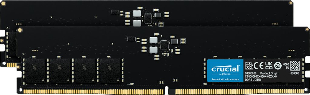 EAN 0649528905659 - Crucial CT2K16G48C40U5 módulo de memoria 32 GB 2 x 16 GB DDR5 288-pin DIMM imagen 1