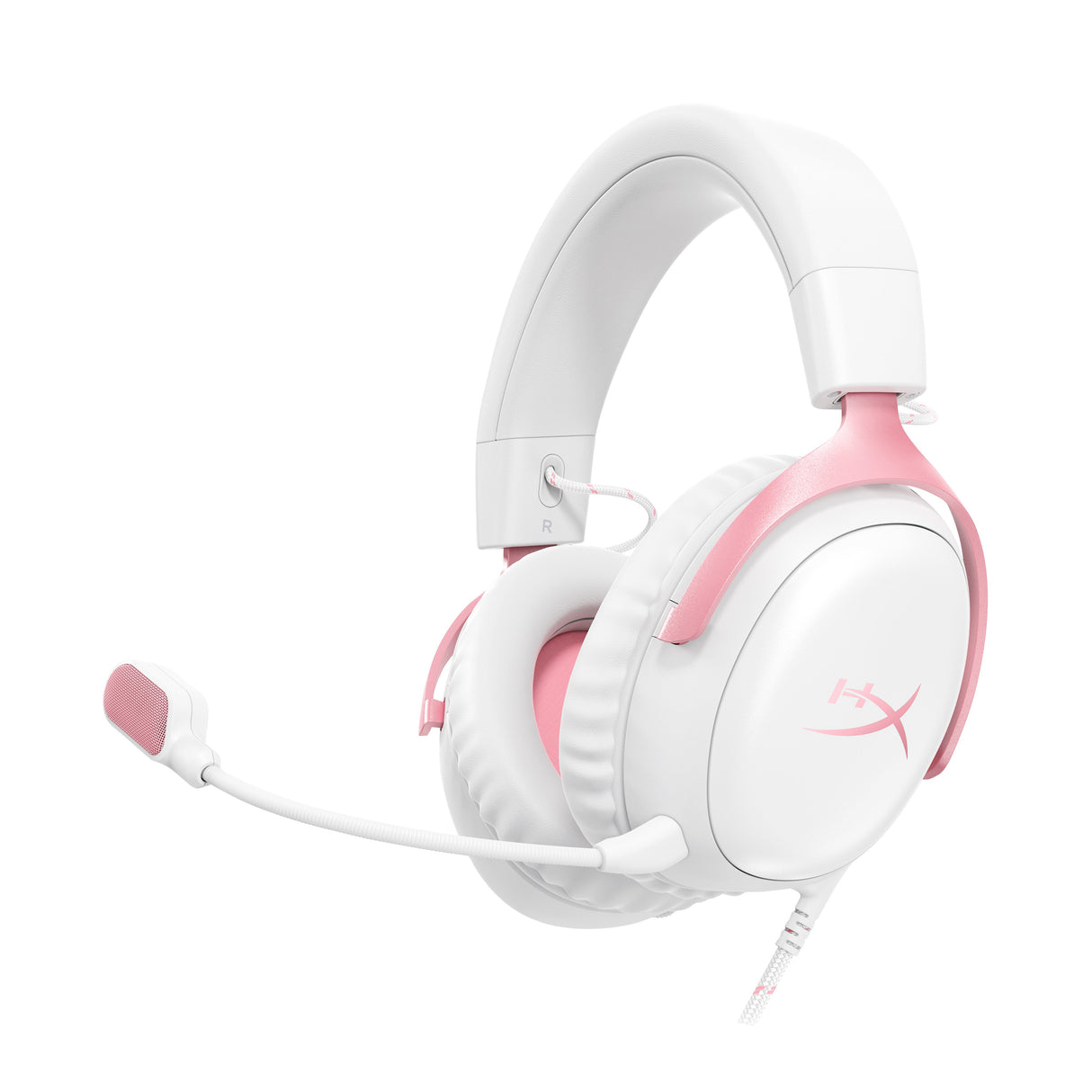 EAN 0198122306930 - HyperX Cloud III White/Pink Gaming Headset Alámbrico Diadema Juego Rosa, Blanco imagen 1