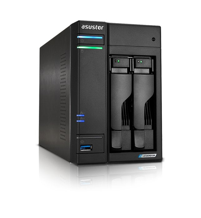 EAN 4710474831425 - Asustor LOCKERSTOR 2 Gen2 (AS6702T) NAS Escritorio Intel® Celeron® N5105 4 GB DDR4 0 TB ADM Negro imagen 1