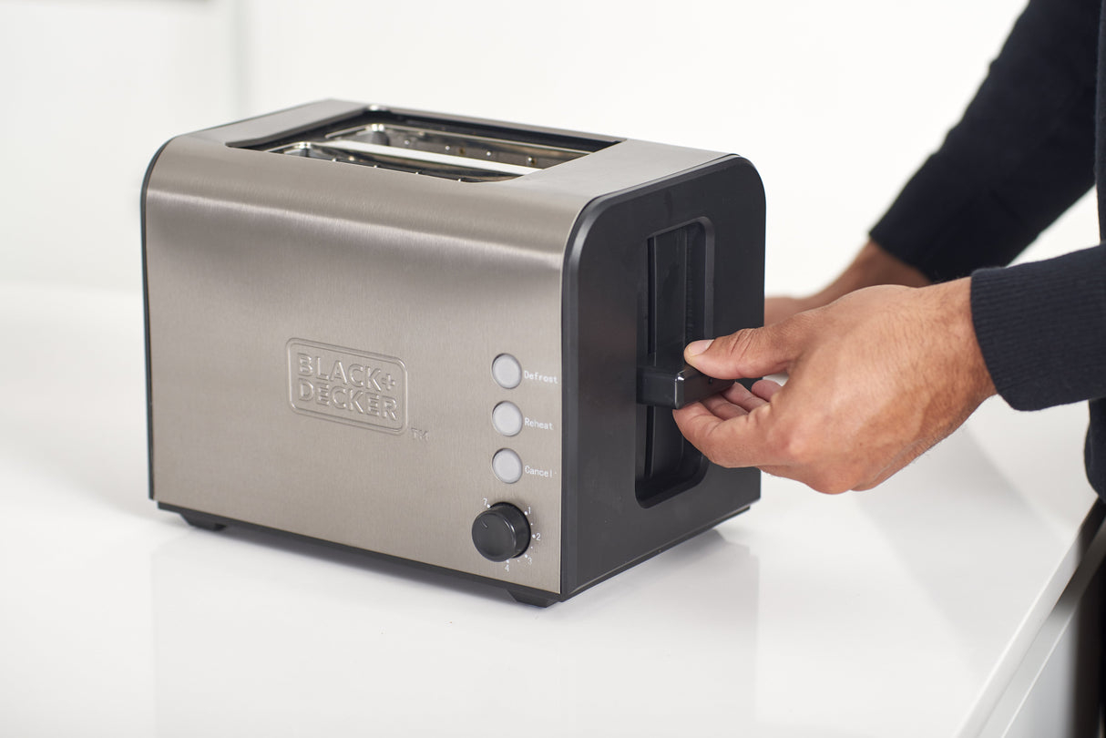 EAN 8432406600065 - Black & Decker BXTO900E tostadora 7 2 rebanada(s) 900 W Negro, Acero inoxidable imagen 10