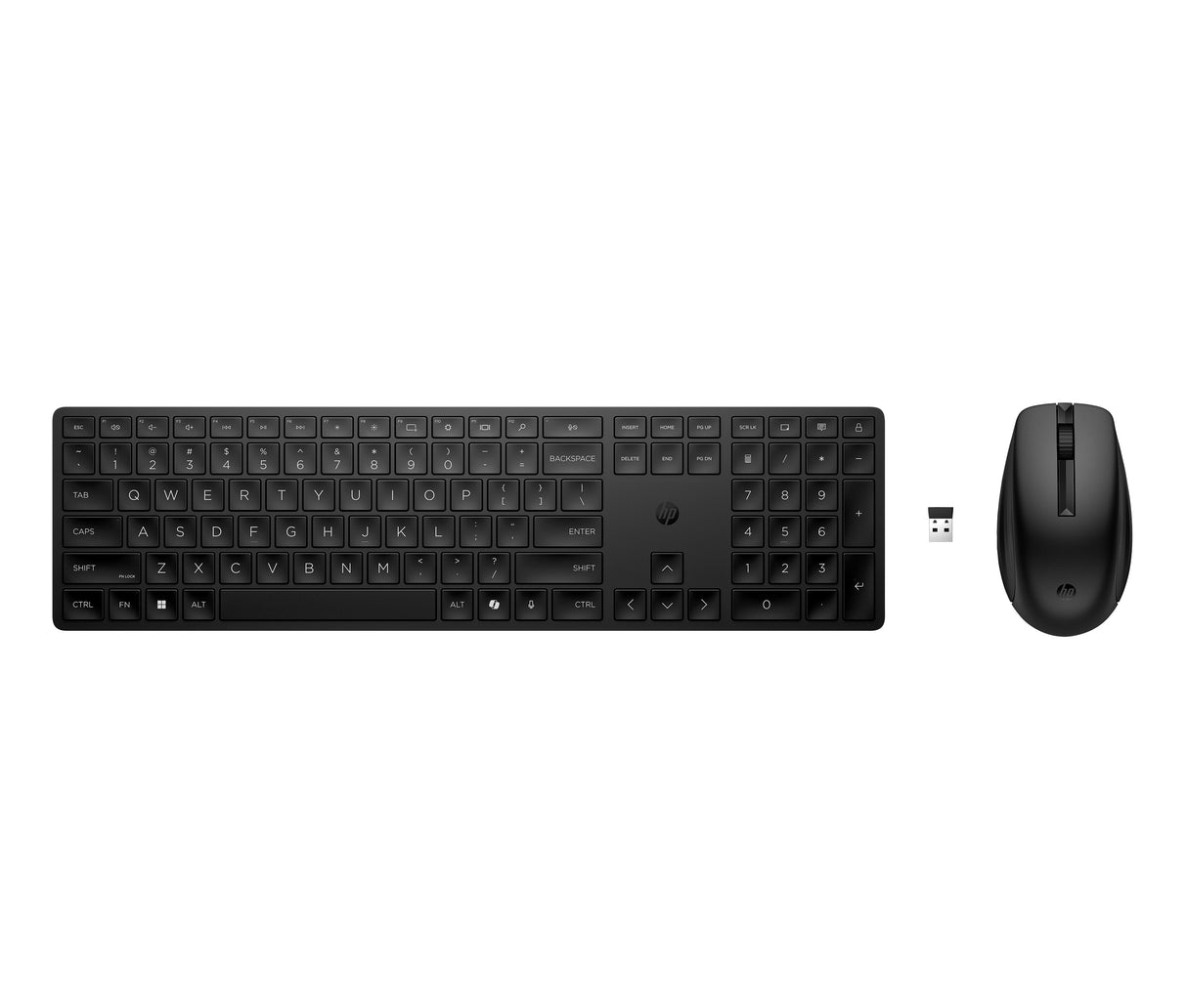 EAN 0196188141182 - HP 650 Wireless Keyboard and Mouse Combo Black teclado Ratón incluido Hogar RF inalámbrico Negro imagen 1