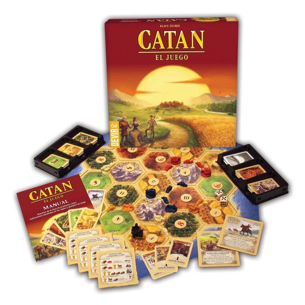 Juego De Mesa Devir Colonos De Catan 4 Jugadores