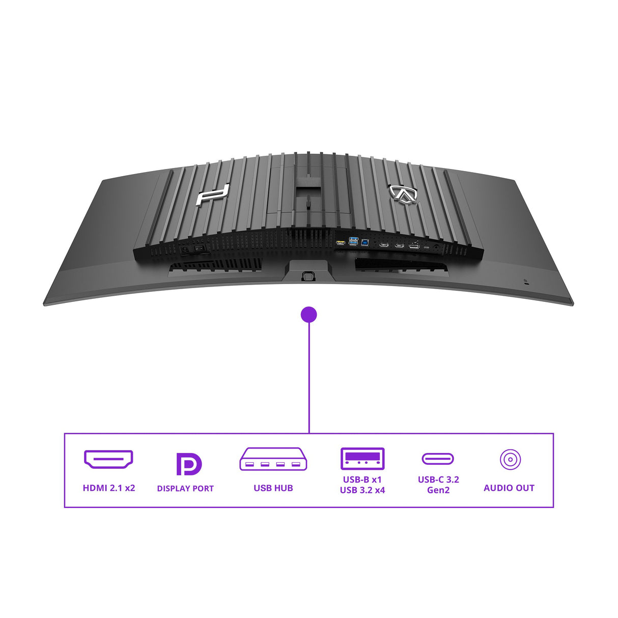 EAN 4056487052397 - AOC Porsche PD34 pantalla para PC 86,4 cm (34") 3440 x 1440 Pixeles Wide Quad HD QD-OLED Negro imagen 17