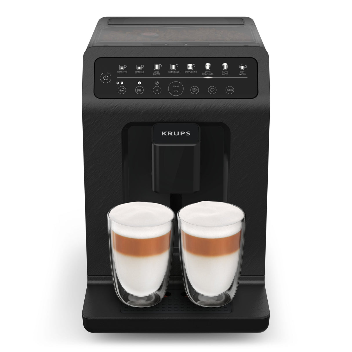 Cafetera Expreso Krups Evidence Eco-Design 1450w 15 Bares Negra