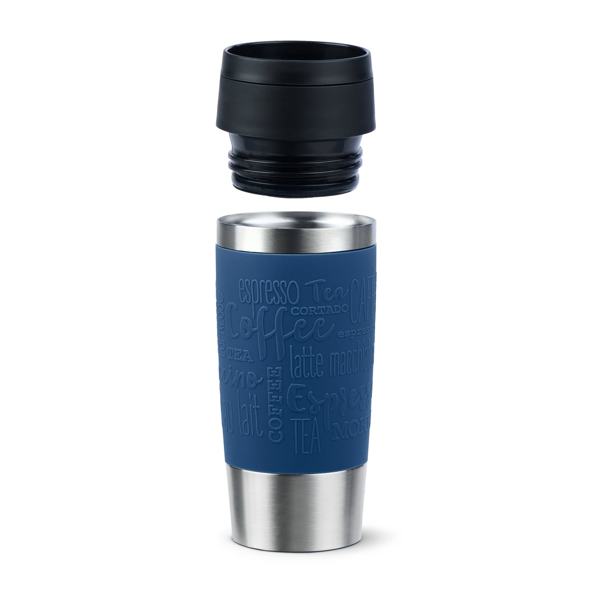 EAN 4009049544816 - EMSA Travel Mug Classic N2020300 taza de viaje 360 ml Negro, Azul, Acero inoxidable Acero inoxidable imagen 2