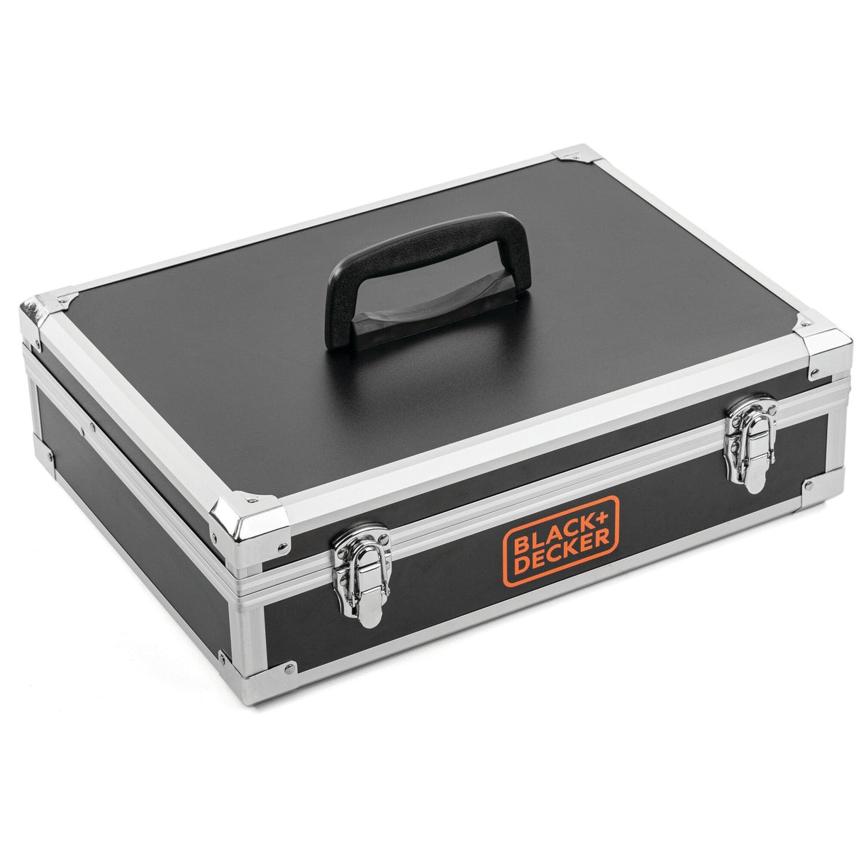 Taladro Atornillador Combinado A Batería Black+Decker Bdchd18b2fc, 18 Voltios Negro/Naranja, 2 Baterías De Iones De Litio De 1,5 Ah, 32 Piezas. Juego De Accesorios, En Caso Bdchd18b2fc-Qw