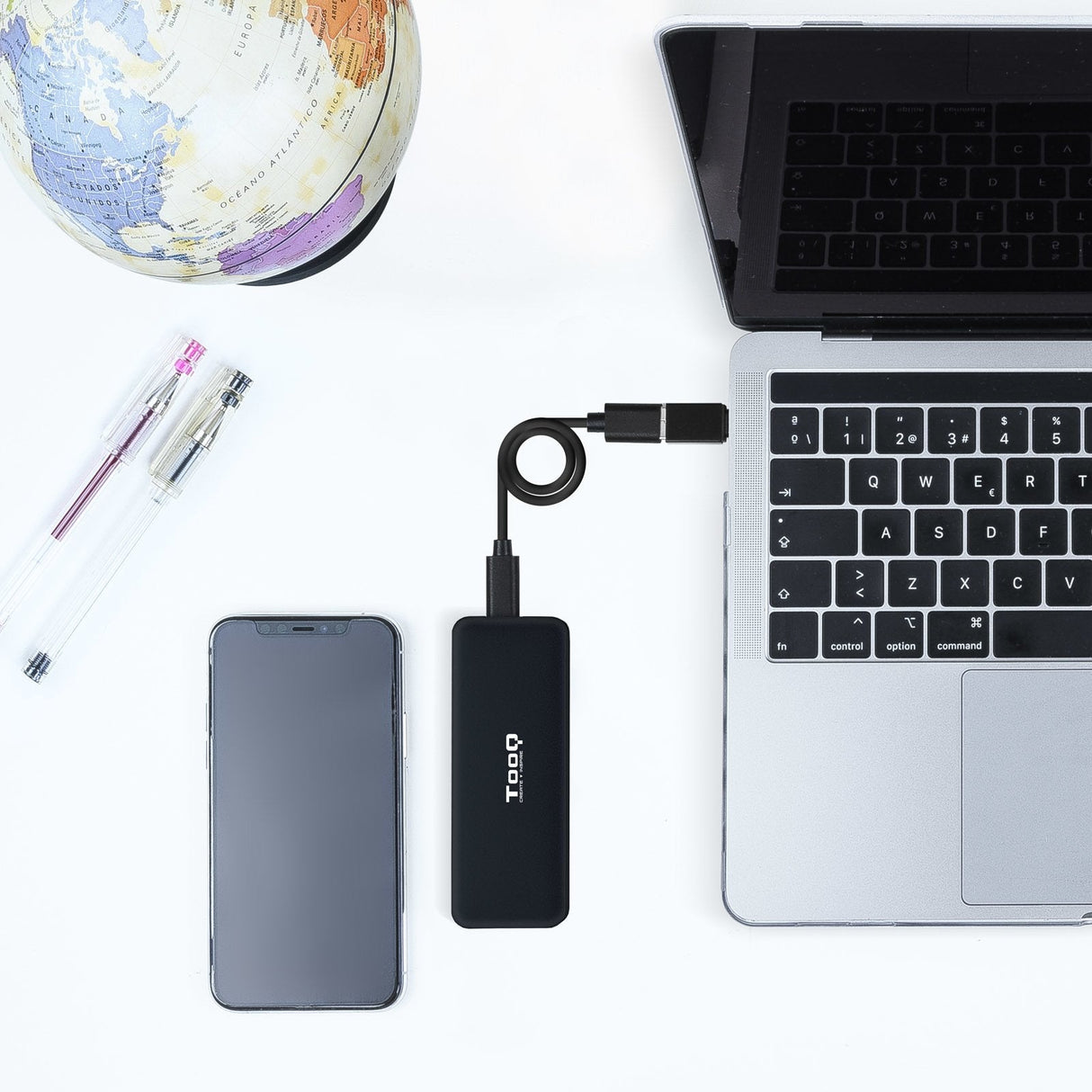 EAN 8433281009912 - TooQ TQE-2280B caja para disco duro externo Caja externa para unidad de estado sólido (SSD) Negro M.2 imagen 7