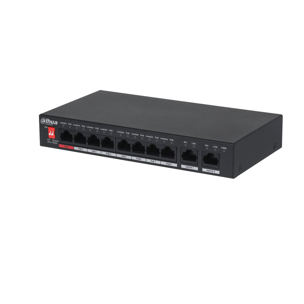 Switch Poe Pfs3010-8et-96-V2 8 Puertos Dahua