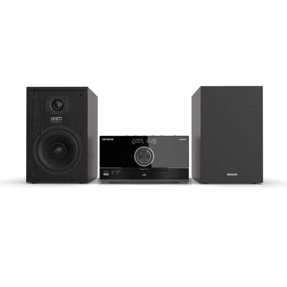 Aiwa Msbtu-600 Black Microcadena 100w Con Altavoces