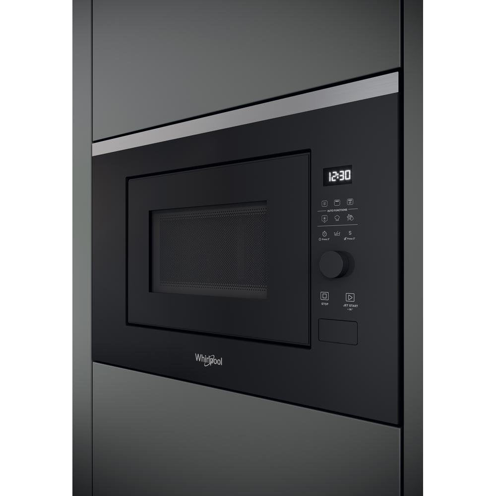 EAN 8003437605949 - Whirlpool WMF201G Negro, Acero inoxidable Microondas con grill Integrado 20 L 800 W imagen 10
