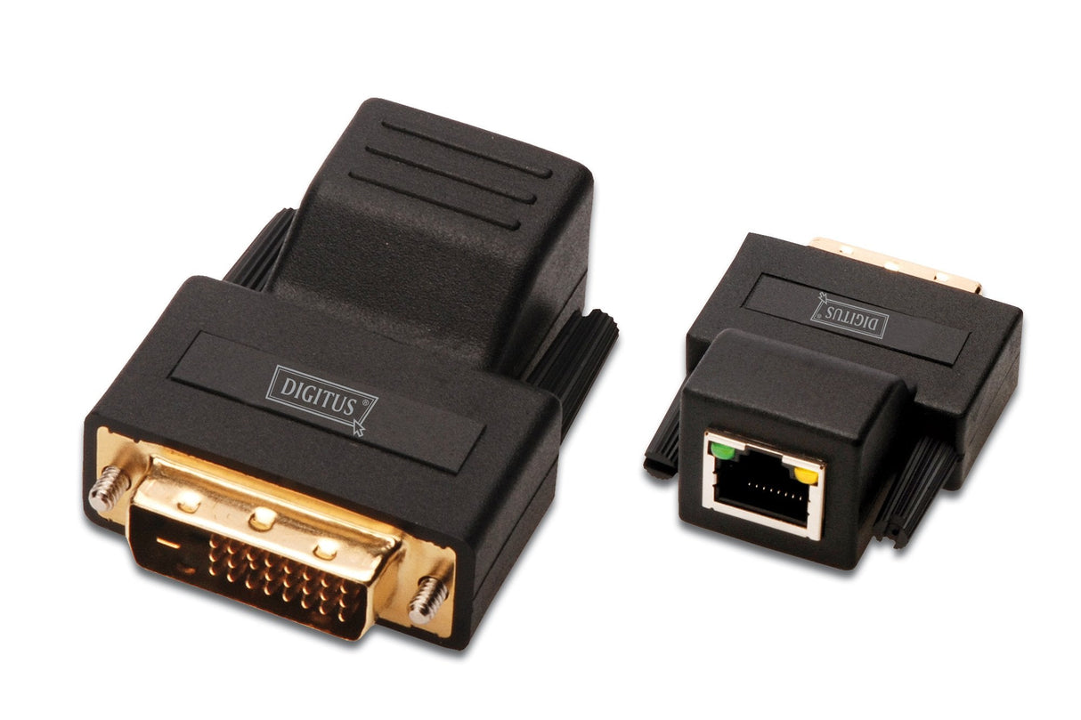 EAN 4016032285694 - Digitus DS-54101 cambiador de género para cable RJ-45 F DVI-D M Negro imagen 1