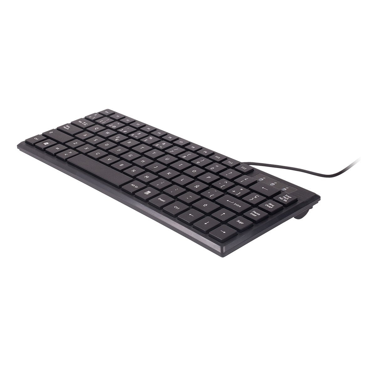 Teclado Español Unykach Kb 302 Mini - Usb Qwerty Negro