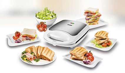 EAN 4011689484803 - Unold 48480 sandwichera 1100 W Acero inoxidable, Blanco imagen 9