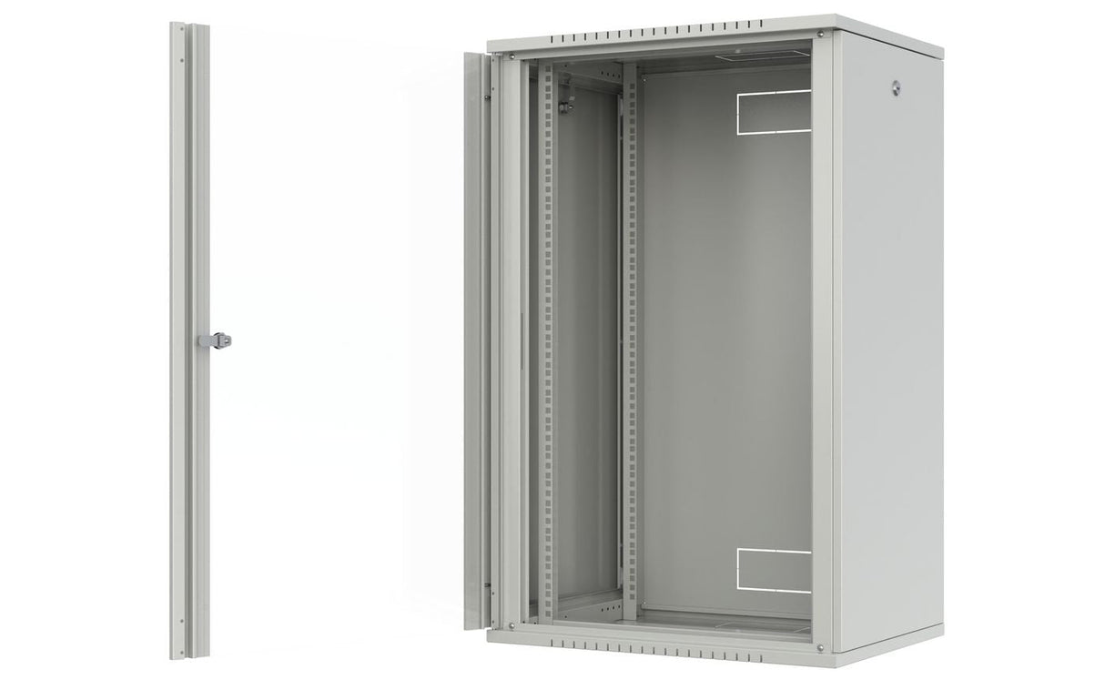Quick Assembly Flat Pack 19" 20u Rack Wall Mount W:600 X
