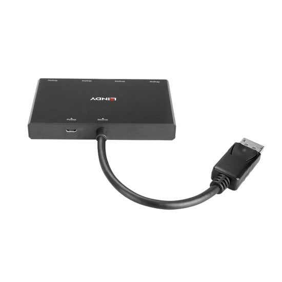 EAN 4002888384315 - Lindy 38431 hub de interfaz DisplayPort Negro imagen 4