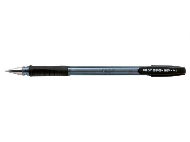 Caja De Bolígrafos De Tinta De Aceite Pilot Bps-Gp 12 Unidades Negros