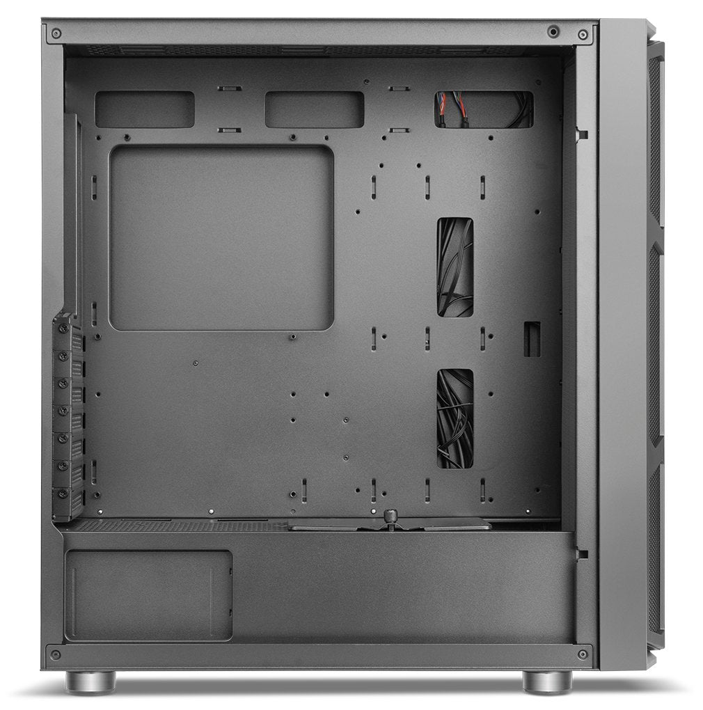 Caja Pc Nox Torre Atx Hummer Nova Argb 2xven 200mm Argb/Control Led/Lateralcristaltemplad Nxhummernova