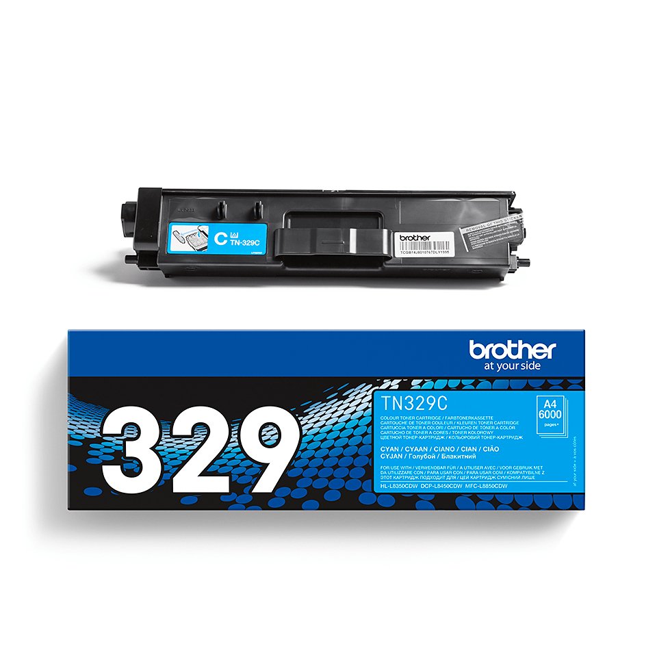 EAN 4977766735063 - Brother TN-329C cartucho de tóner 1 pieza(s) Original Cian imagen 2