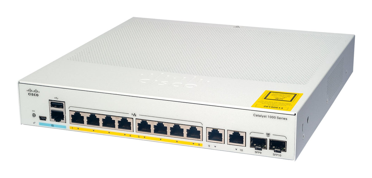 EAN 0889728248464 - Cisco Catalyst C1000-8FP-2G-L switch Gestionado L2 Gigabit Ethernet (10/100/1000) Energía sobre Ethernet imagen 1