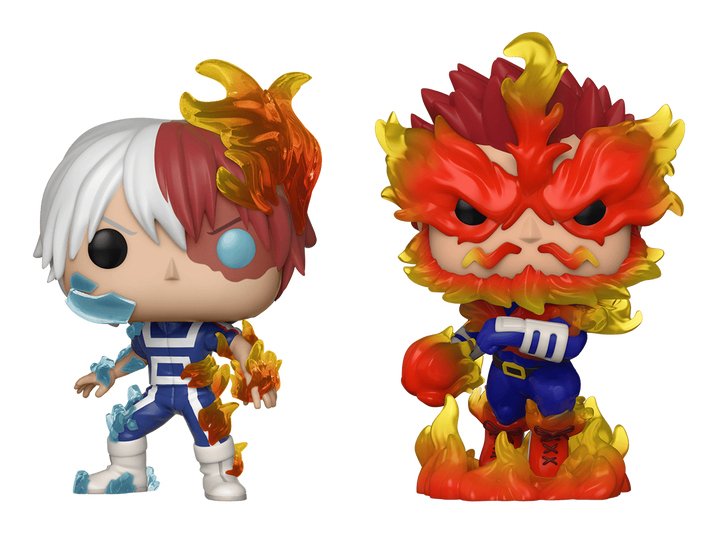 Blister 2 Figuras Pop My Hero Academia Shoto Todoroki & Endeavor Exclusive