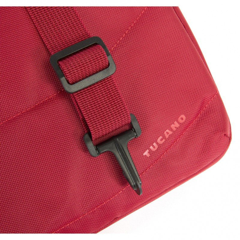 Maletin Tucano Idea Portatil 15,6" + Raton Inalambrico - Tamaño Slim - Interior Acolchado - Rojo