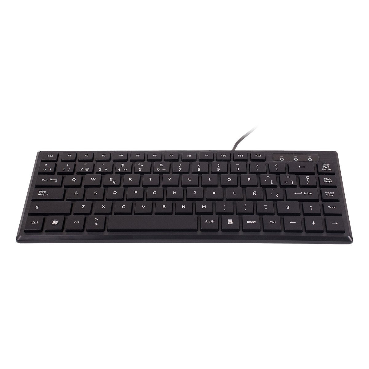 Teclado Español Unykach Kb 302 Mini - Usb Qwerty Negro