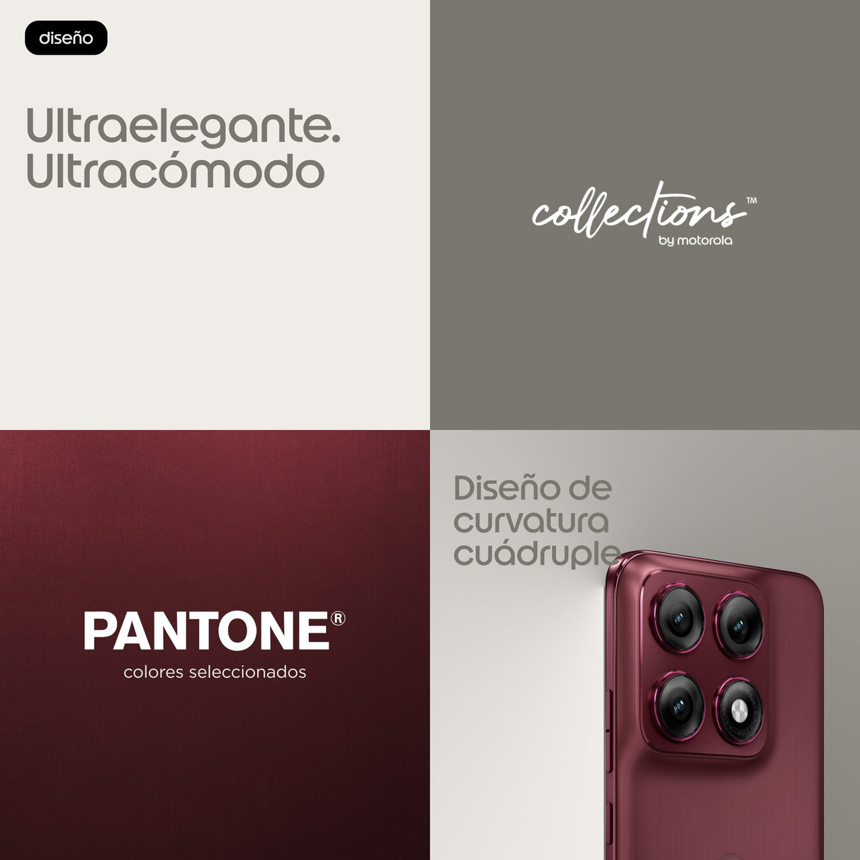 EAN 0840493616360 - Motorola edge 70 pro 17,2 cm (6.78") SIM doble Android 16.0 5G USB Tipo C 8 GB 256 GB 6500 mAh Burdeos imagen 6