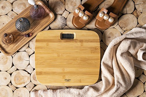 Adler Ad 8173 Báscula Electrónica De Baño Plaza Bamboo