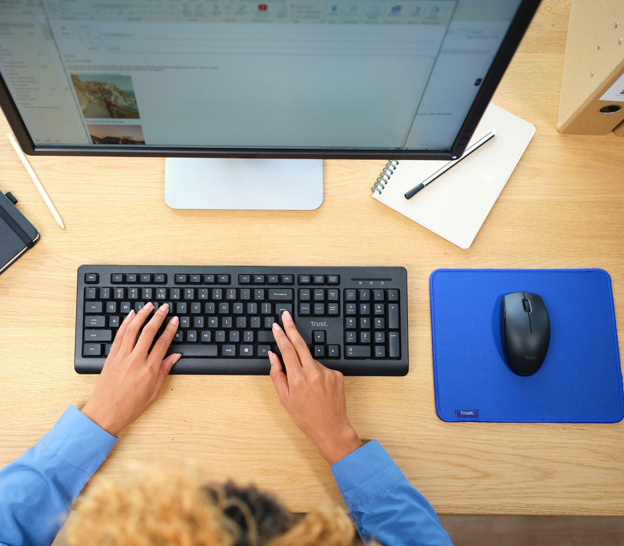 EAN 8713439254334 - Trust Primo teclado Ratón incluido Oficina RF inalámbrico QWERTY Español Negro imagen 5