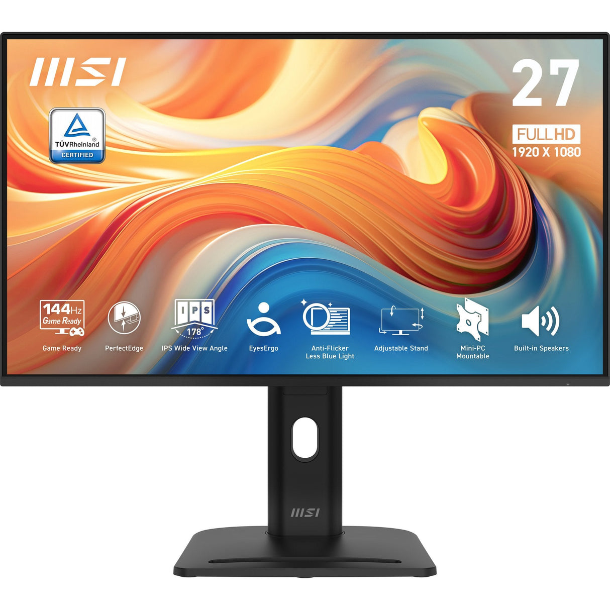 Monitor Msi Pro Mp275pg E14 27" 1920 X 1080 Pixeles Full Hd Lcd Negro Pro Mp275pg E14