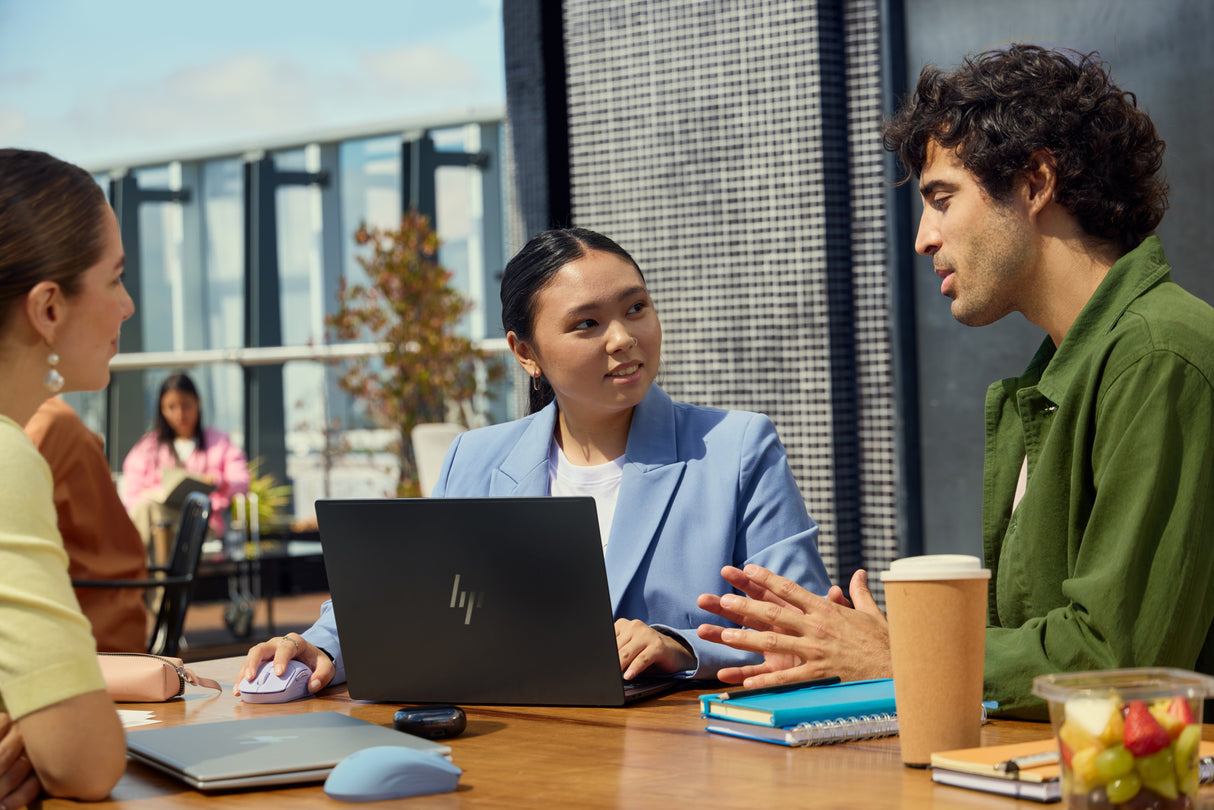 Hp 400 Rat N Inal Mbrico Dual - Bluetooth Y Usb 2.4ghz Bater A De 24 Meses Clics Silenciosos Tacto Suave Morado