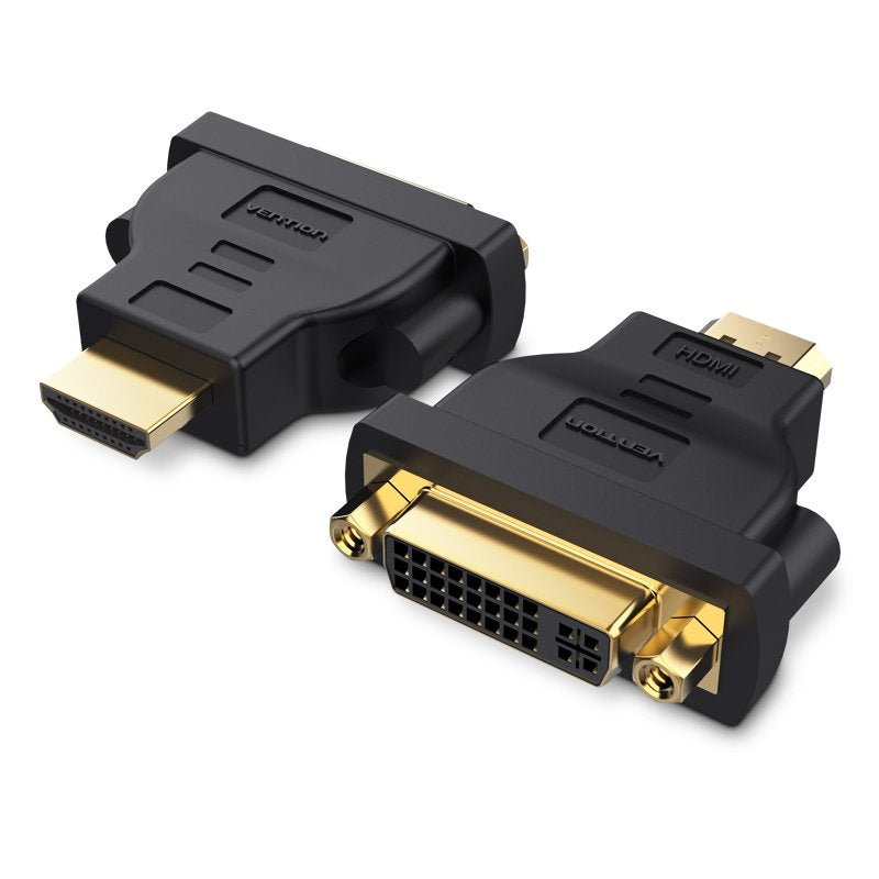 EAN 6922794737952 - Vention ECCB0 cambiador de género para cable DVI(24+5) Negro imagen 1