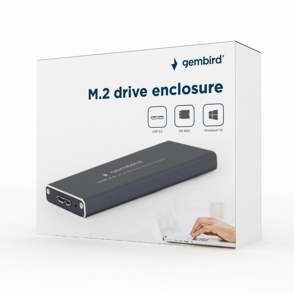 EAN 8716309100823 - Gembird EE2280-U3C-01 caja para disco duro externo Caja externa para unidad de estado sólido (SSD) Negro imagen 4