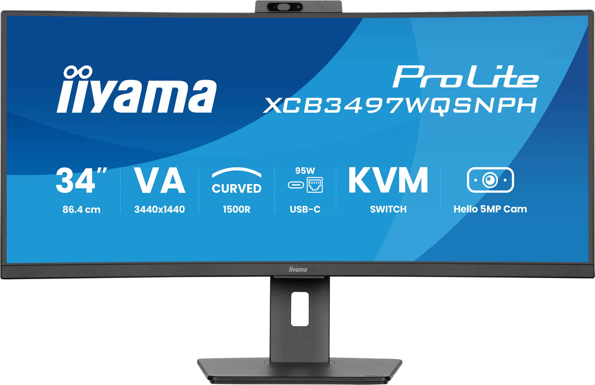 EAN 4948570125296 - iiyama ProLite XCB3497WQSNPH-B1 pantalla para PC 86,4 cm (34") 3440 x 1440 Pixeles UltraWide Quad HD LED imagen 3
