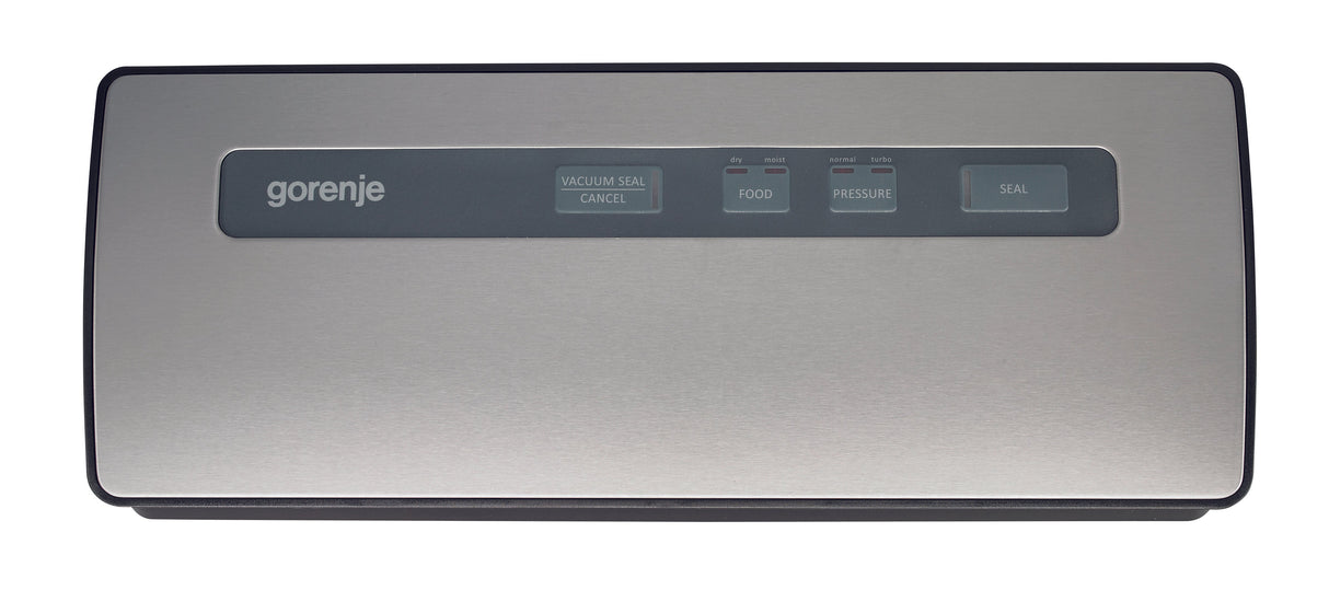 Envasadora Al Vacío Gorenje Vs120e, Automática, Potencia 120 W, Incluye 10 Bolsas, Acero Inoxidable