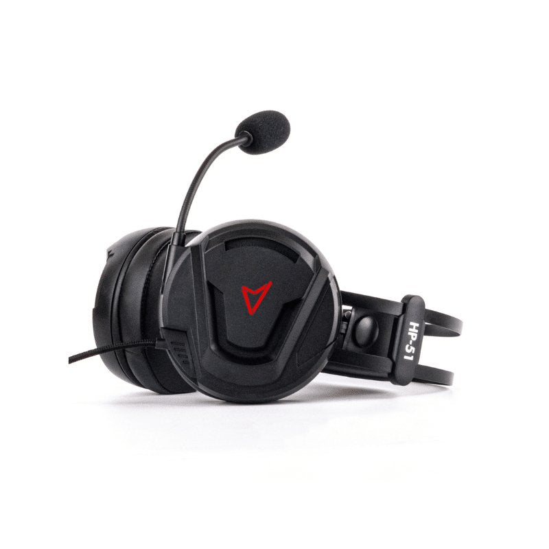 Auriculares Steelplay Hp51 Alámbrico Juego Negro, Rojo