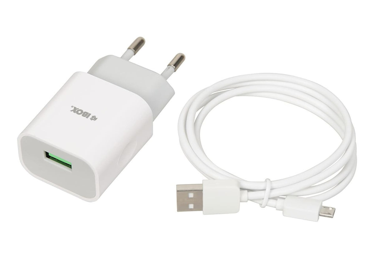 EAN 5903968680954 - iBox ILUC41W cargador de dispositivo móvil Universal Blanco Corriente alterna Interior imagen 1