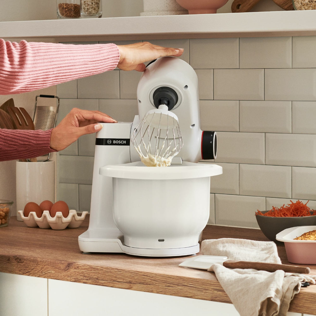 EAN 4242005252114 - Bosch Serie 2 MUMS2AW00 robot de cocina 700 W 3,8 L Blanco imagen 7