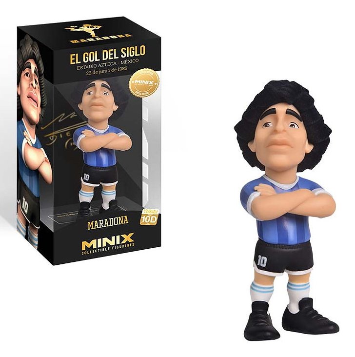 Figura Minix Gol Del Siglo Maradona 12cm