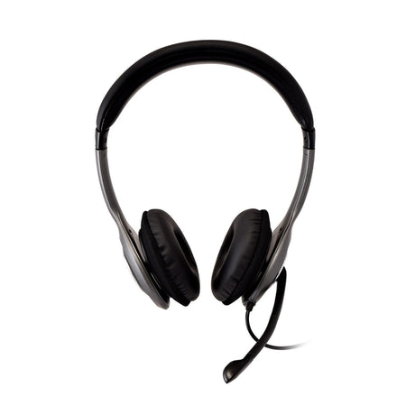 EAN 662919104547 - V7 HU521-2EP auricular y casco Auriculares Alámbrico Diadema Oficina/Centro de llamadas Negro, Plata imagen 6